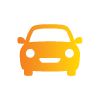 Orange car icon